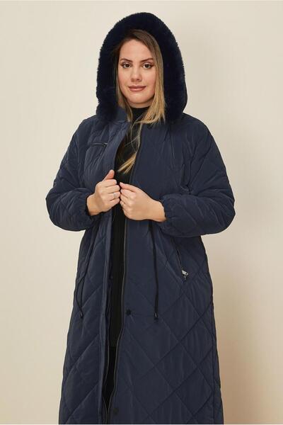 Alvina Hooded Quilted Inflatable Coat 90644