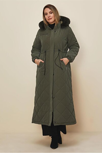 Alvina Hooded Quilted Inflatable Coat 90644