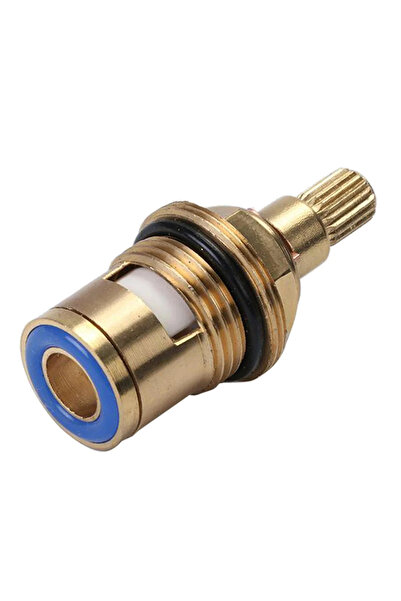 Choice صمامات صنبور بديلة عالمية من G أزرق، نصف قطعة، خرطوشة قرص سيراميك نحاسية، صمام صنبور داخلي للبا