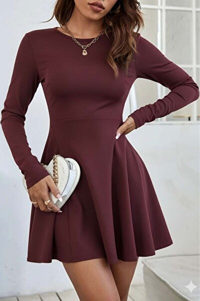 bb butik basic فستان فولانلي LD5099