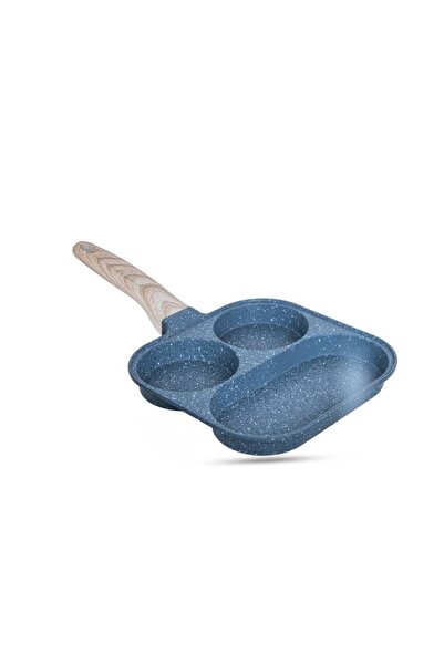 Meven Set Beauty 3-in-1 Breakfast Frying Pan, Gray, 17.5 cm