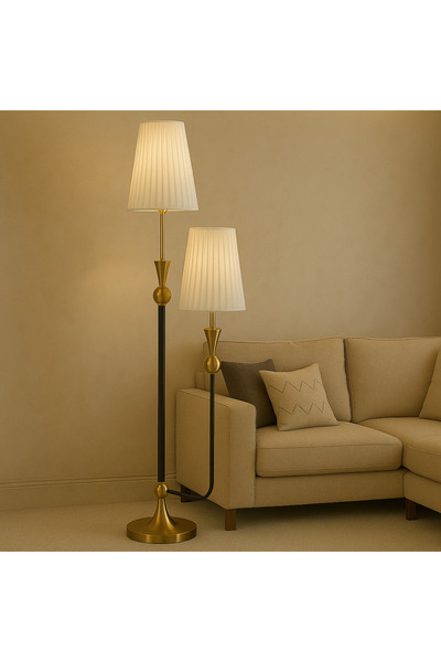 genernic مصباح أرضي عصري بارتفاع 150 سم - قاعدة لمبة E27