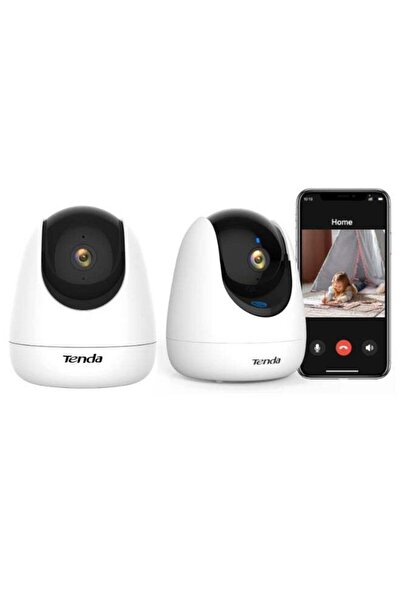 Tenda WiFi 6 Security Cameras CP3 - Pack of 2 | 1080p HD, AI Motion Detection, Full Color Night Visi
