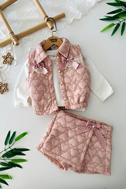 Minigimin Cicileri Комплект от 3 части с капитониран детайл във формата на съ...