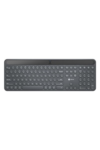 iClever Tastatură solară BK60 — Bluetooth 5.0, încărcare solară și în interior, ergonomică