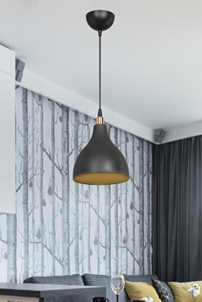 Limon 3D Desing Modern ve Dekoratif Sarkıt Avize Lamba Yatak Odası Salon Mutf...