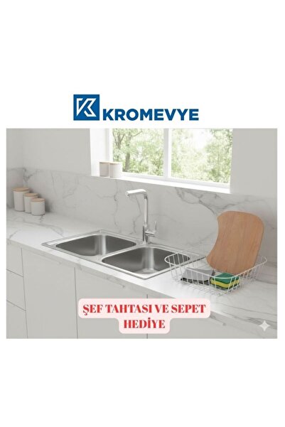 Kromevye EC-170 PASLANMAZ ÇELİK MUTFAK EVYESİ