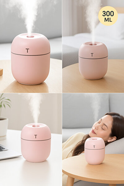 Air and Room Humidifier that Reduces Illuminated Dry Air and Provides Aromatherapy Experience