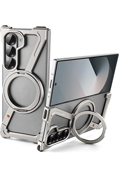 NALACAL جراب Z Case بدون إطار لهاتف سامسونج جالاكسي Z فولد 6 - مسند دوار 360 ...