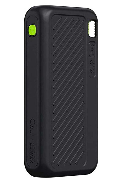 GOUİ بنك طاقة سينجي 20000 مللي أمبير - شاحن محمول عالي السعة (أسود)