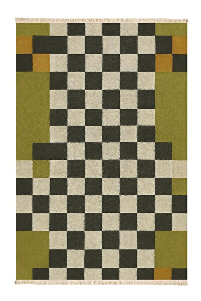 Markaev Yeşil Küme Dokuma Taban Halı 519 YNG