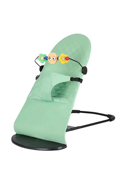 ABYZ Balansoar pentru bebeluși din plastic durabil, potrivit pentru vârste între 0 și 12 luni, verde deschis