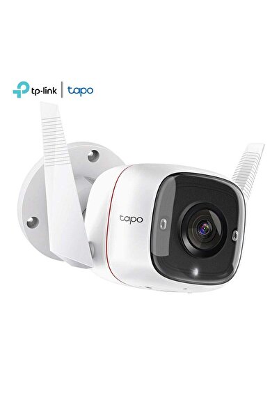 TP-LINK Tapo TC65 Outdoor Security Camera, 3MP, Weatherproof, Night Vision, 2-way Audio