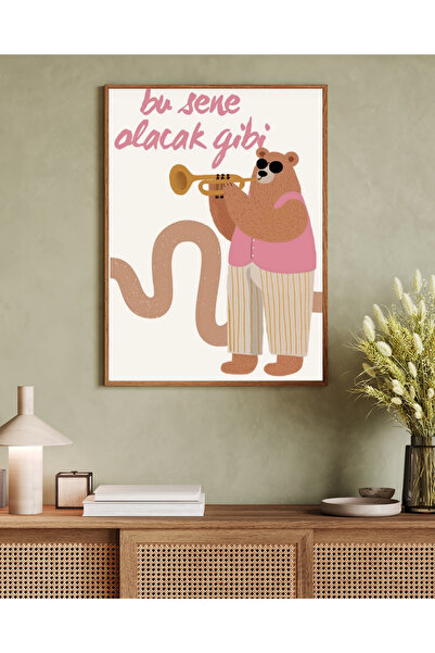 woodhomeworks Tablo decorativ pentru birou, dintr-o singură bucată, va fi așa adevărat în acest an