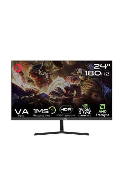 GAMEON 24-Inch FHD 180Hz 1ms HDMI 2.0 Gaming Monitor (GOPS24180VA) - Black