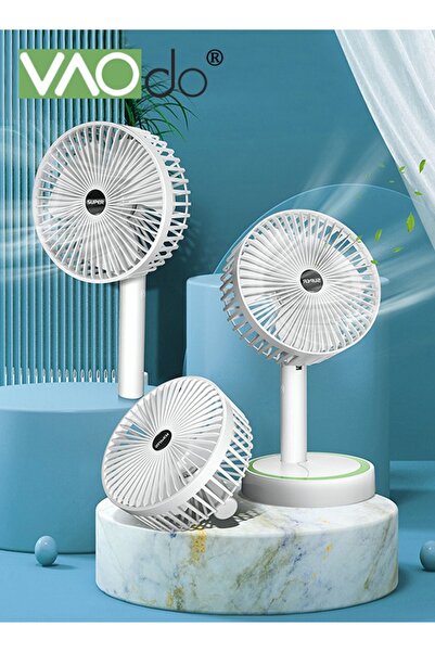 VAODO مروحة سطح المكتب، مروحة تدوير الهواء الأساسية، مروحة صغيرة محمولة بشحن ...