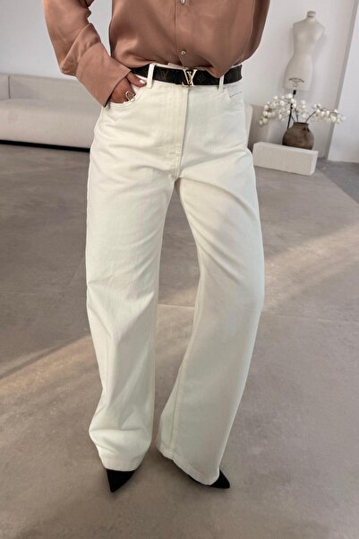 ELVAN TOLON Ecru Balloon Jean