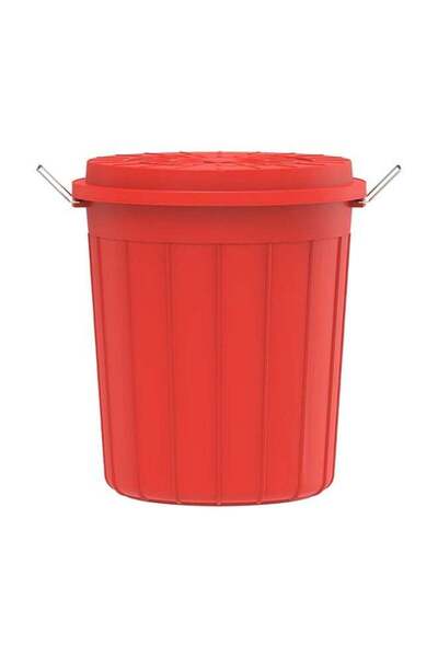 Cosmoplast 35L Round Plastic Drums With Lid 39X39X41 Cm
