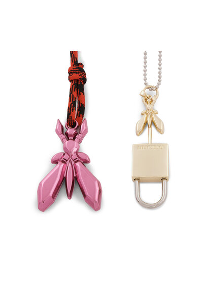 Patrizia Pepe keychain woman Pink Fly Mix
