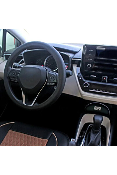 Mega Oto Market Siyah Silikon Direksiyon Kılıfı