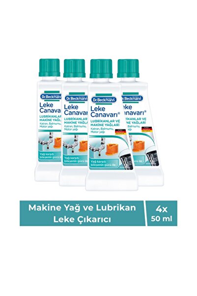 Dr.Beckmann Yağ, Katran ve Lubrikan Lekesi İçin Profesyonel Leke Sökücü 4’lü ...