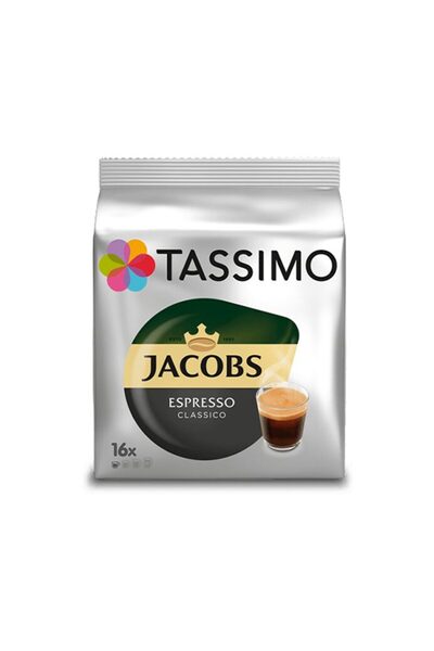 Jacobs Capsule cafea Tassimo Espresso Classico, 16 capsule, 118.4g