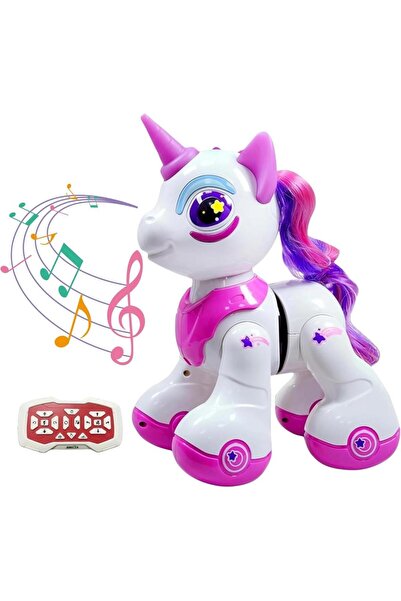 Tıfıl Toys Kumandalı Romantic Marry Sevimli Oyuncak Unicorn Robot Pembe