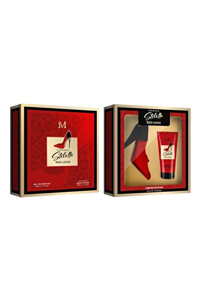 MONTAGE BRENDS Set cadou FERRERA STILETTO RED LOVE