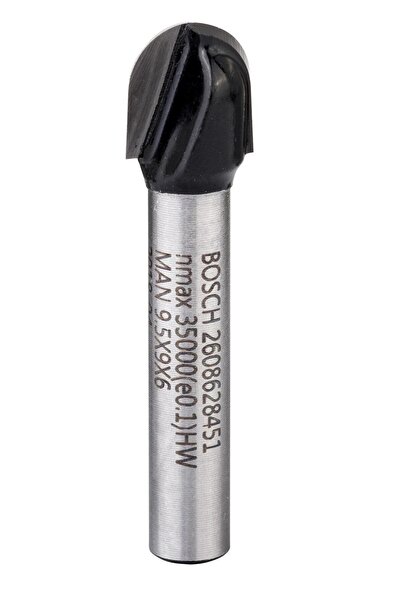 Bosch 6mm Şaftlı Dayamaklı Fitil Freze Ucu 6*9,5 2608628451