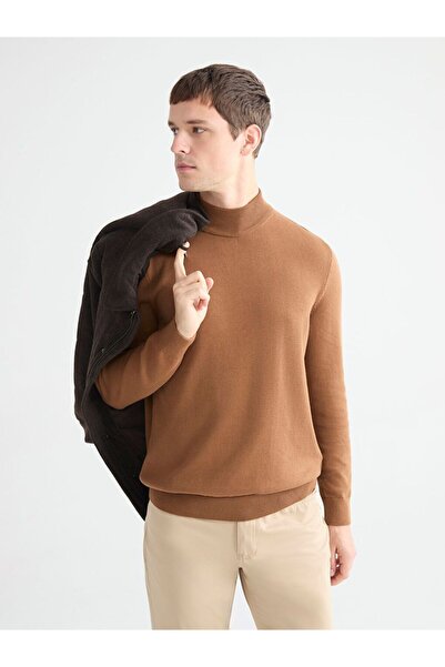 LC Waikiki Lcwaikiki Classic Half Turtleneck Men's Knitwear Sweater