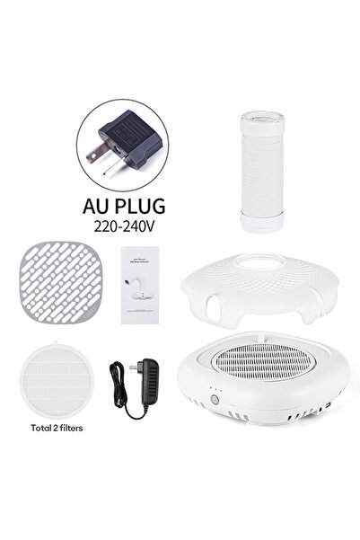 Choice3 AU PLUG (220-240V) 130W Super Suction Brushless Nail Dust Extractor Powerful Nail Dust Collector Nai