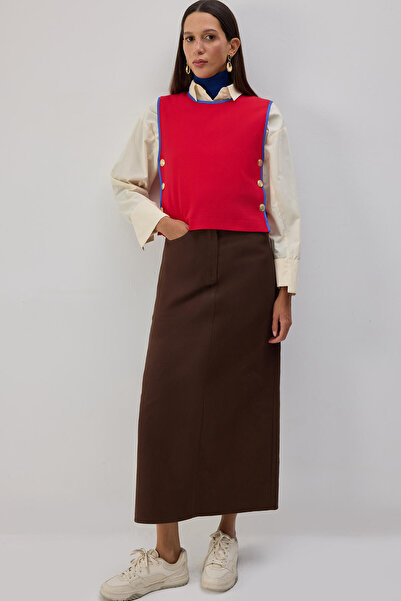 Touché Privé Contrast Color Bib Sweater