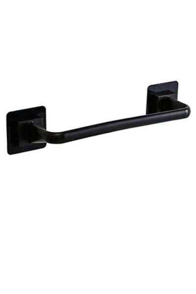 Generic Wall Mount Towel Bar Black 30.5 x 7cm