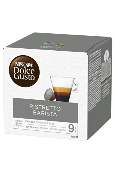 Nescafe Capsule cafea Ristretto Barista, Nescafé Dolce Gusto, 16 pastile, 104g