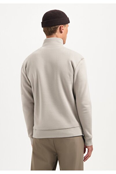 Jack and Jones Donald Half Zip Sweater Cream Men