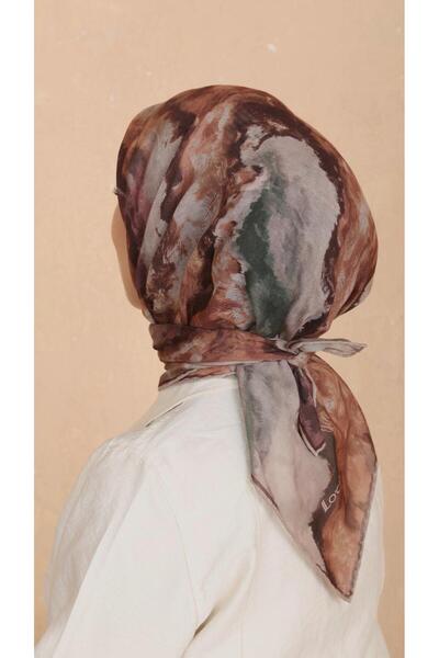 locella Soft Pamuk Eşarp Taba-4