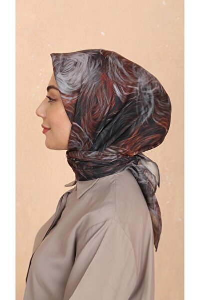 locella Soft Pamuk Eşarp Kiremit-8