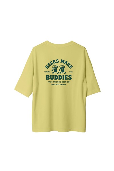 CANDLEMASTORE Beer Buddies - Oversized T-Shirt