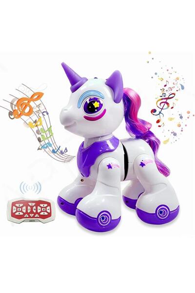 Tıfıl Toys Kumandalı Romantic Marry Sevimli Oyuncak Unicorn Robot Mor