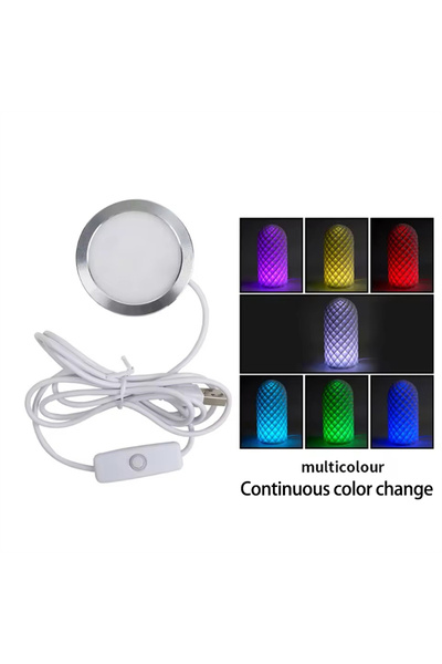 choice2 Led Lamp Multicolour 3D Printer Part for Bambu Lab LED Lamp Kit 001 DIY Model Hardware Without Shell