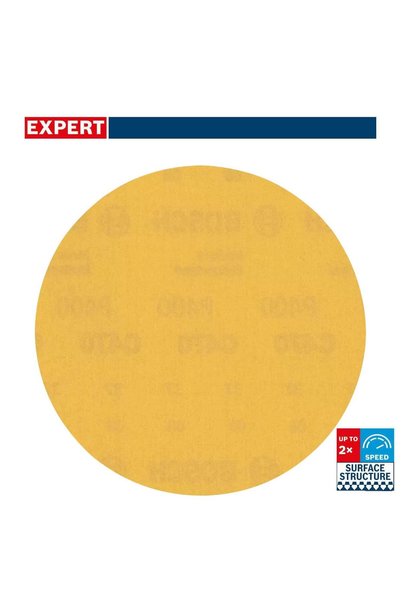 Bosch Expert C470 125 mm 400 Kum Deliksiz Kum Zımpara Kağıdı 50li 2608901156