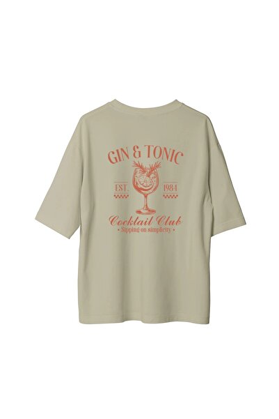 CANDLEMASTORE Gin & Tonic - Oversized T-Shirt