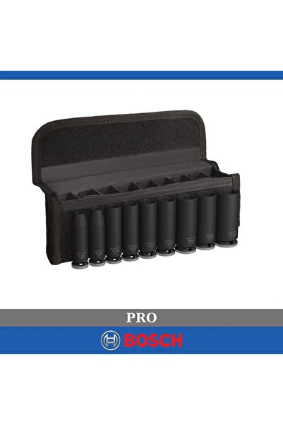 Bosch Pro 3/8" 7-19 mm Uzun Havalı Lokma Takımı 9 Prç 2608003037