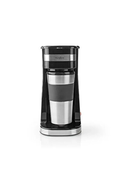 Nedis Coffee Maker with Thermos 0.42 L Black/Silver