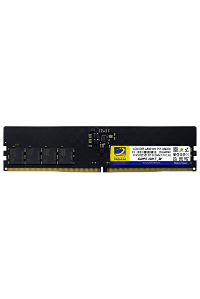 TwinMOS Tmd516Gb4800U40, 16Gb, Ddr5, 4800Mhz, Cl40, 1.1V Desktop Ram