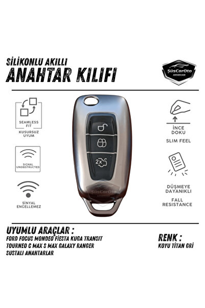 ŞüsCarOto Aksesuar Ford Focus Fiesta Kuga Mondeo Transit Tourneo Husă din sil...