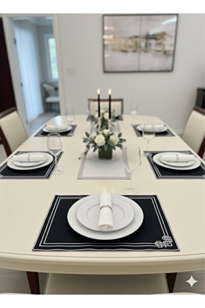 LTS bag Siyah gümüş detaylı amerikan servisi, supla