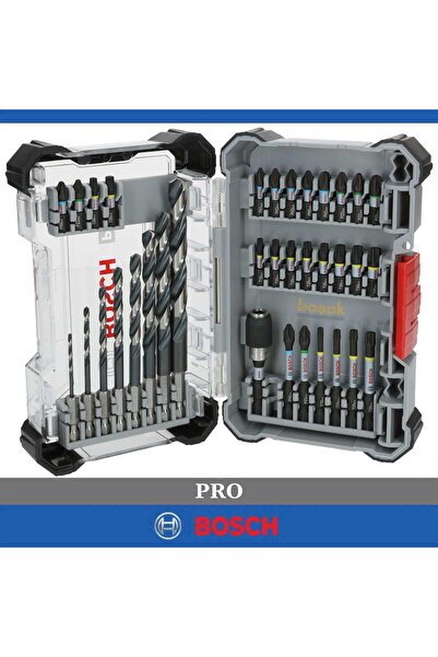Bosch Pro Impact 35 Parça HSS Matkap Ucu+Bits Uç Seti 2608521U81