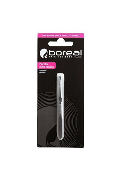 Boreal pensetă profesională cu vârf oblic de 9 cm, oțel inoxidabil, 1 bucată