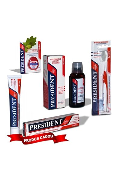 President Active – kit complet pentru protecția și sănătatea gingiilor